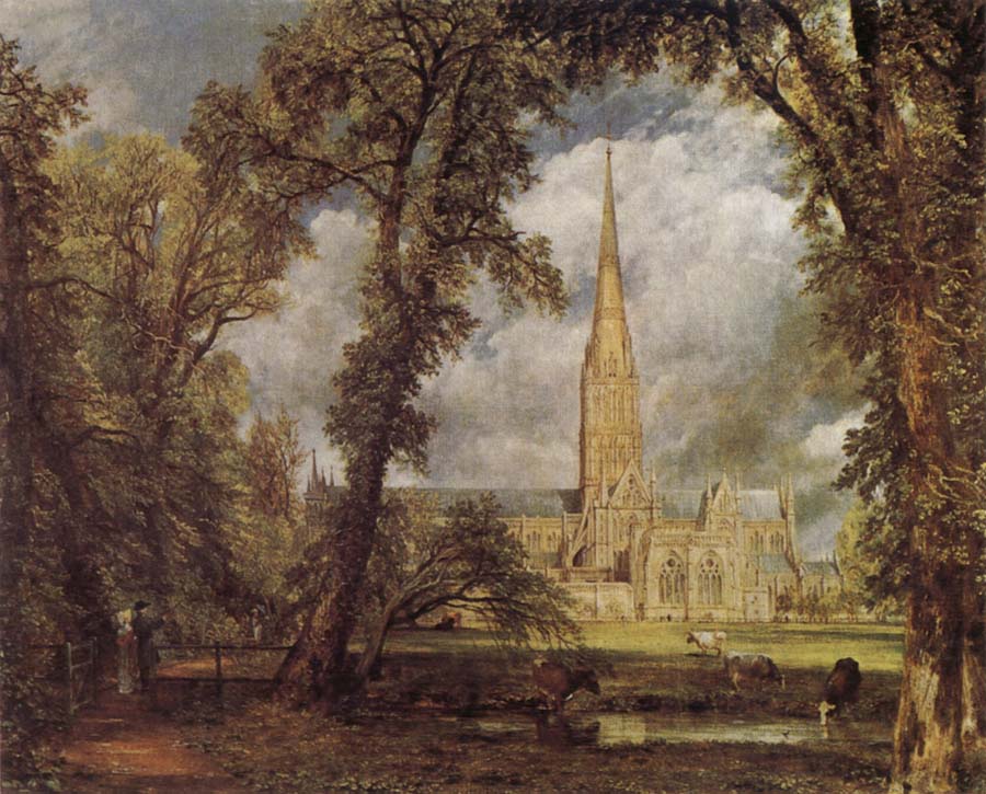 John Constable Salisbury Cathedral from the Bishop-s Grounds